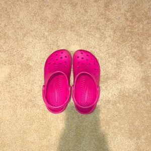 Pink Crocs